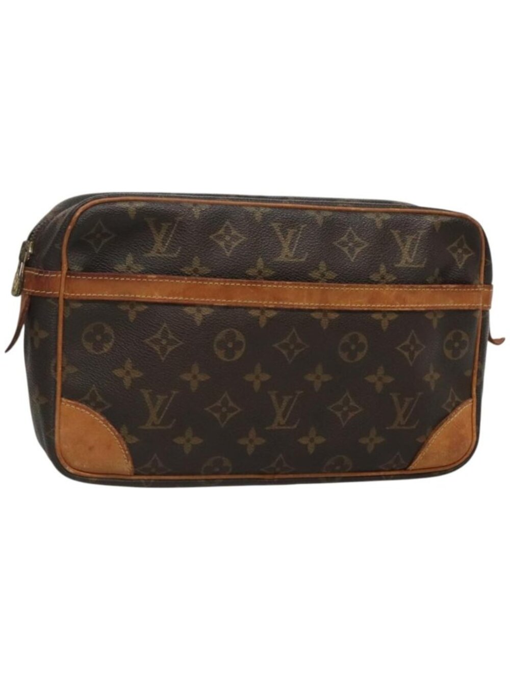LOUIS VUITTON Monogram Compiegne 28 Clutch Bag M51845
